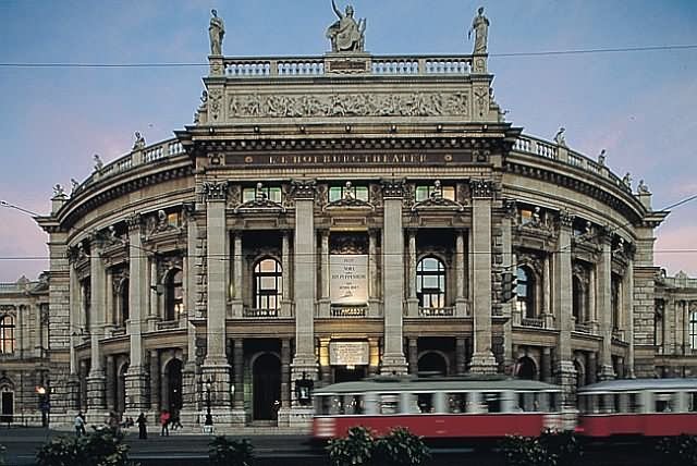 The Front Facade Of The Burgtheater