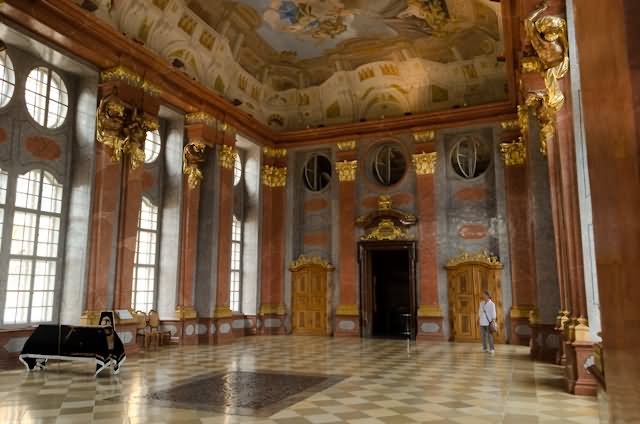 The Gorgeous Marble Hall In Melk Abbey