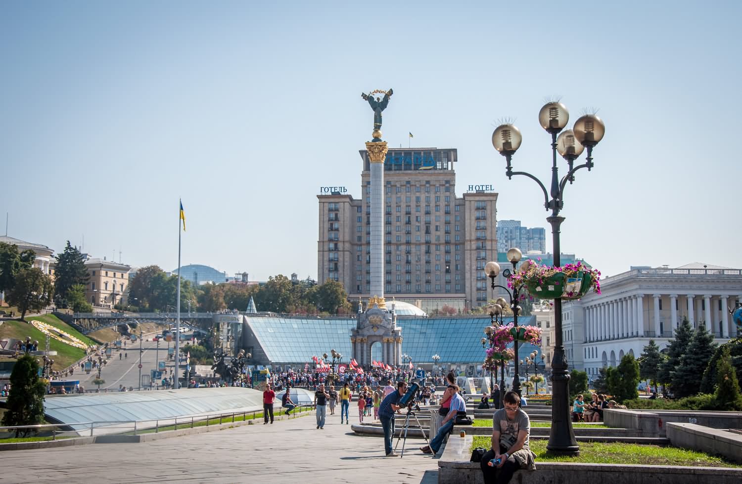 The Maidan Nezalezhnosti In Kiev Picture