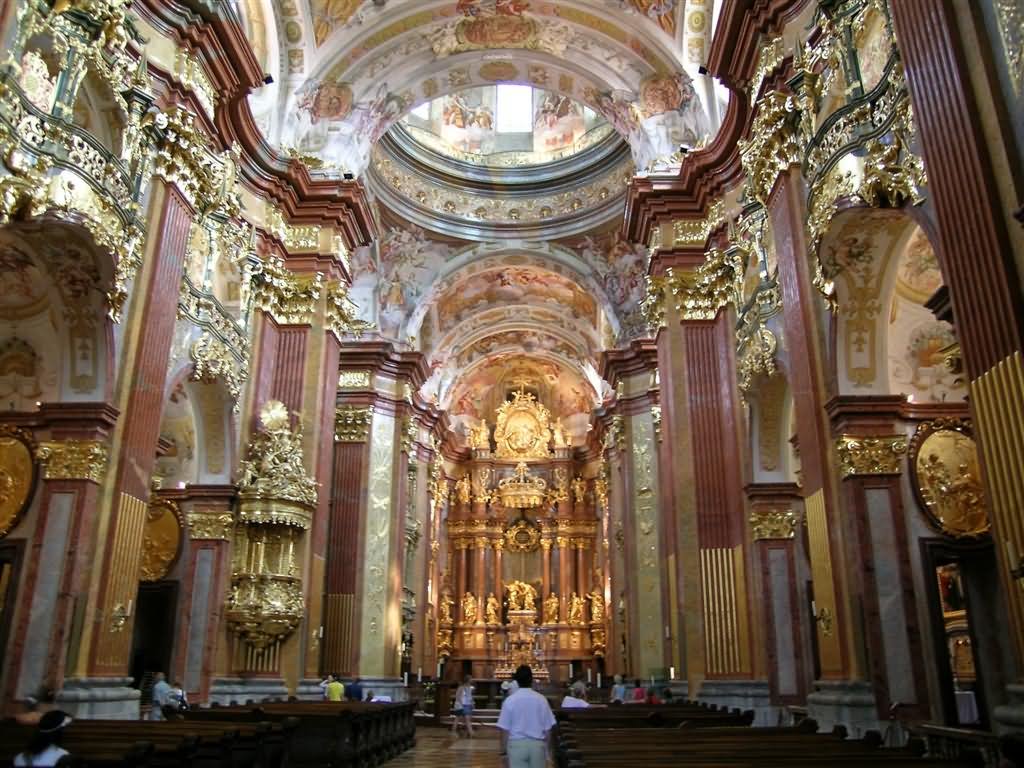 The Melk Abbey Inside View Image