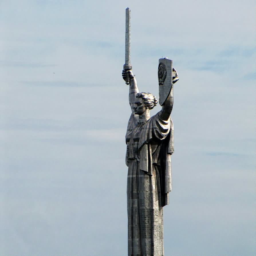 The Mother Motherland Monument Side View
