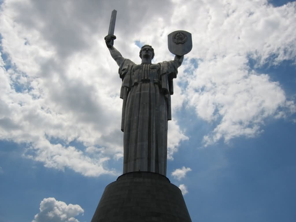 The Mother Motherland Monument View From Below Picture