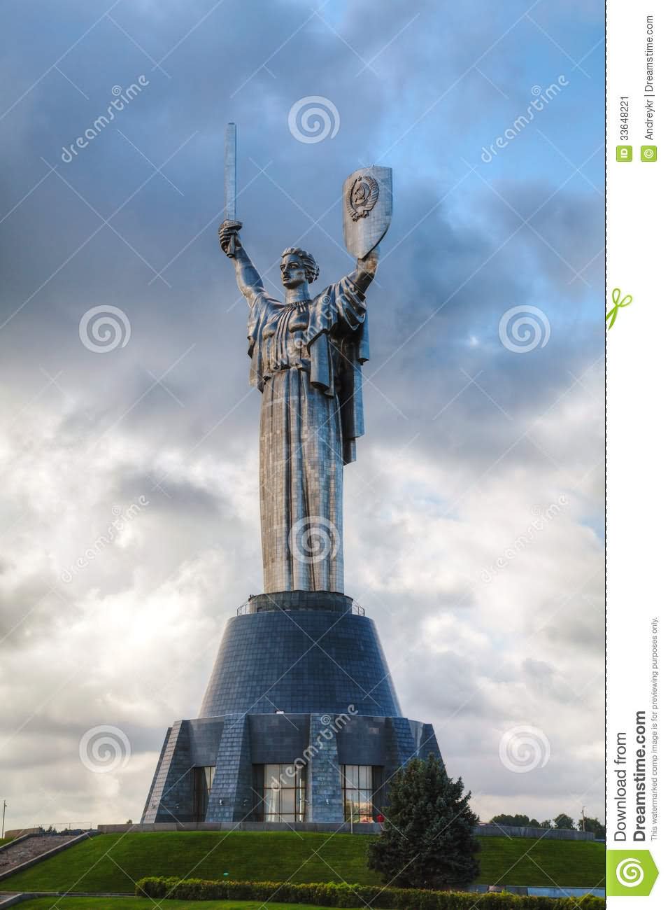 The Mother Motherland Sculpture In Ukraine