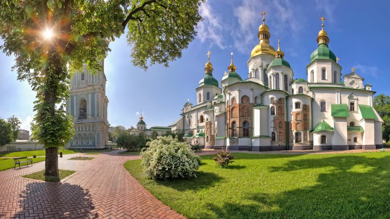 The Saint Sophia Cathedral And Bell Tower In Kiev, Ukraine