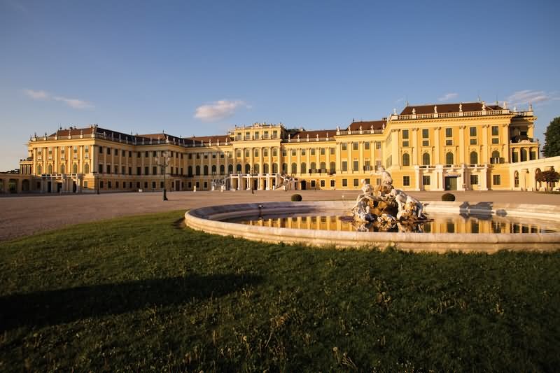 The Schonbrunn Palace In Vienna, Austria