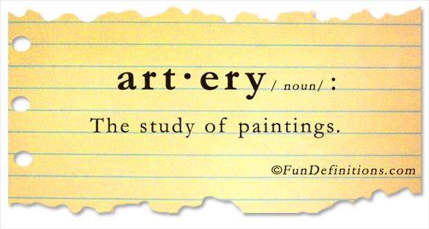The Study Of Paintings Funny Definition Of Art Ery Image
