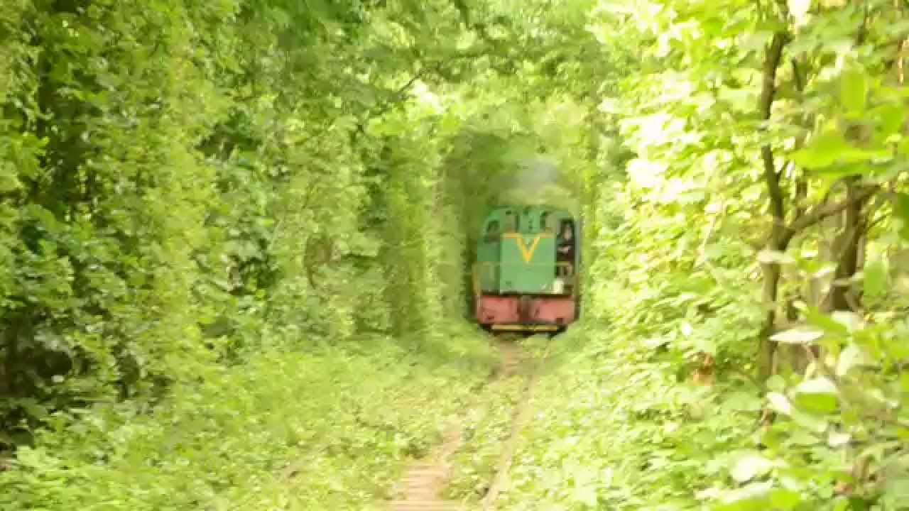 The Train In The Tunnel Of Love In Ukraine