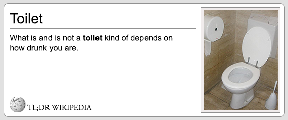 Toilet What Is And Is Not A Toilet Kind Of Depends On How Drunk You Are Funny Definition Photo