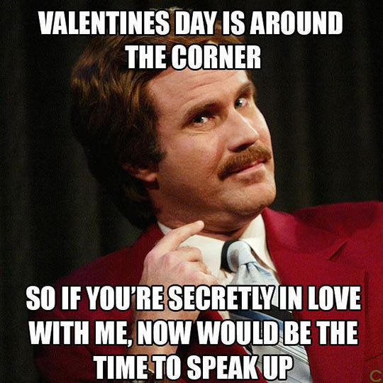 Valentines Day Is Around The Corner Funny Will Ferrell Picture
