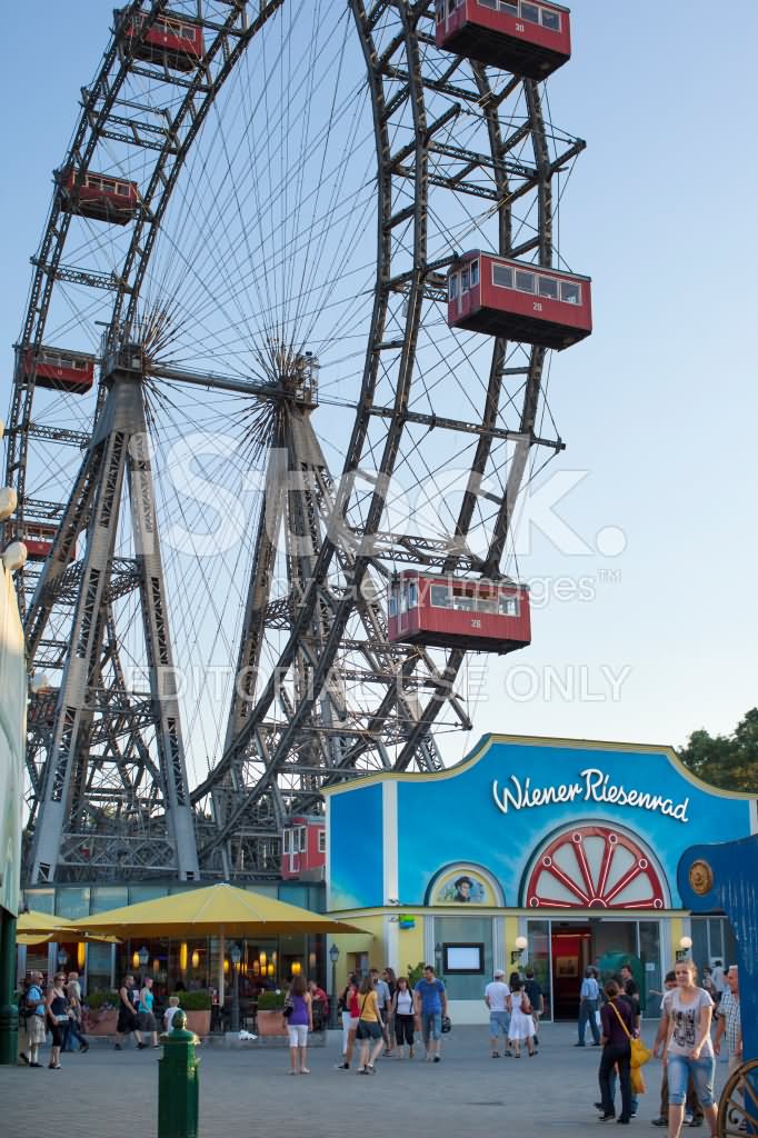 Wiener Riesenrad Ferris Wheel Entrance View