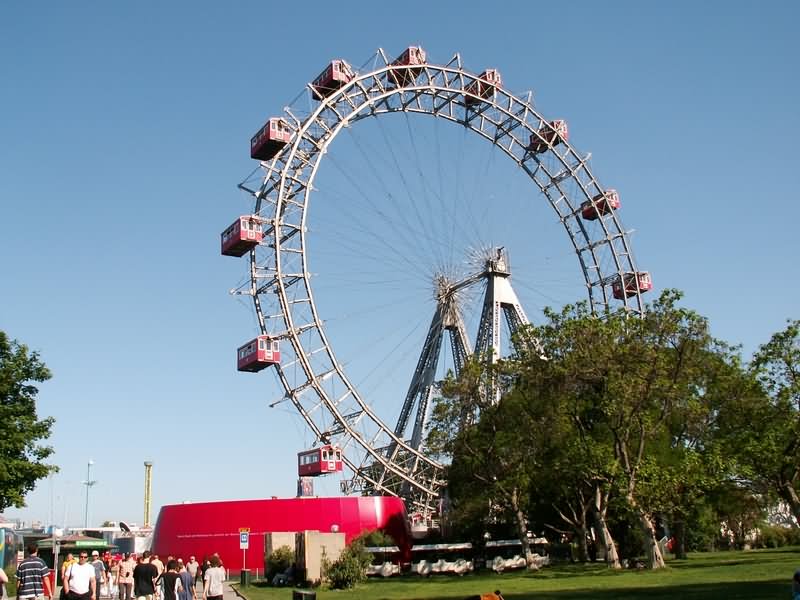 Wiener Riesenrad Ferris Wheel In Vienna, Austria