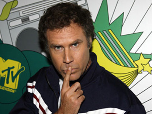 Will Ferrell With Shut Up Face Expression Funny Photo