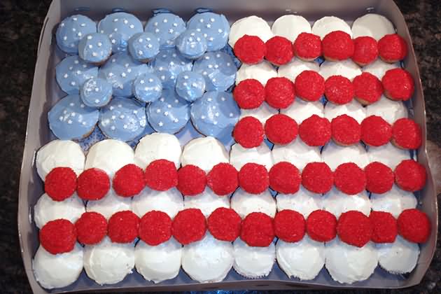 American Flag Made Of Cookies Happy Flag Day 2016