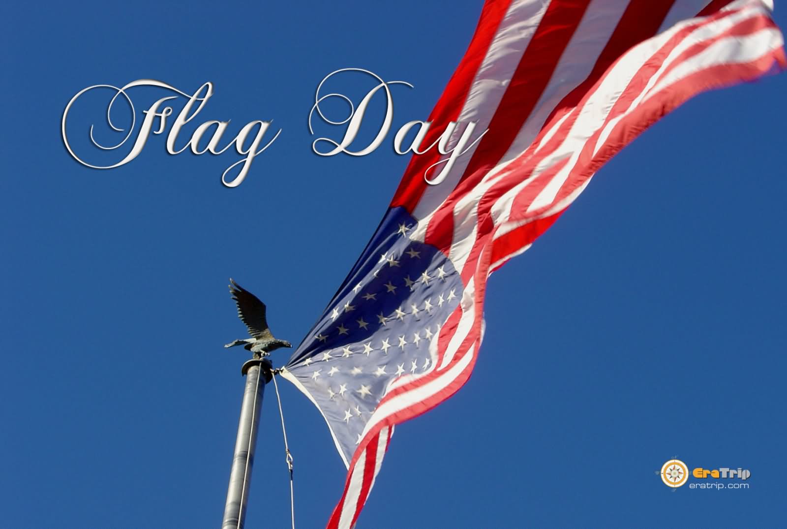 American Waving Flag Happy Flag Day 2016