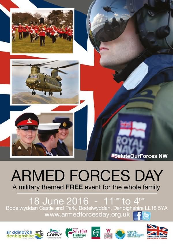 Armed Forces Day Celebration Invitation Poster