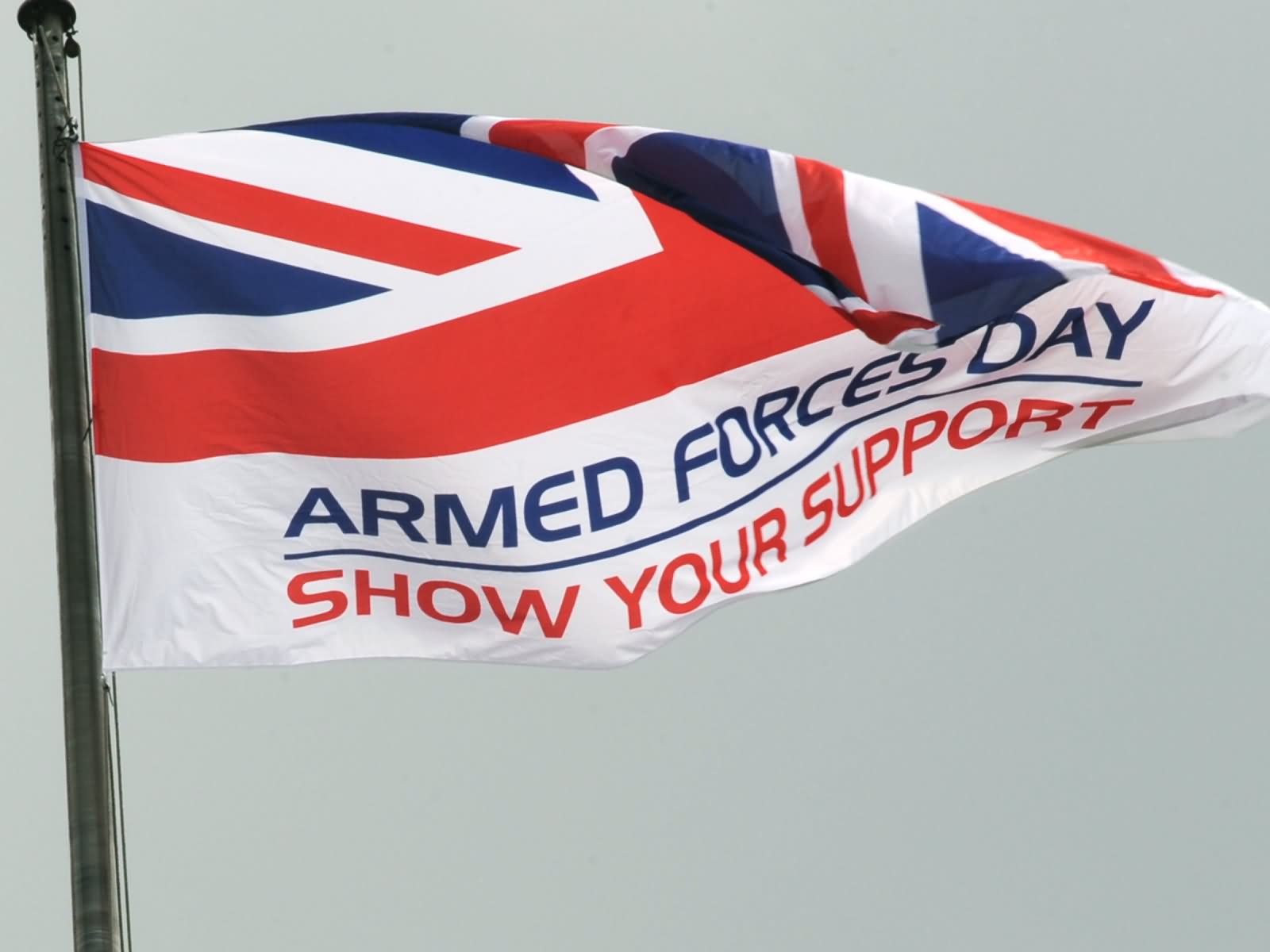 Armed Forces Day United Kingdom Waving Flag Picture
