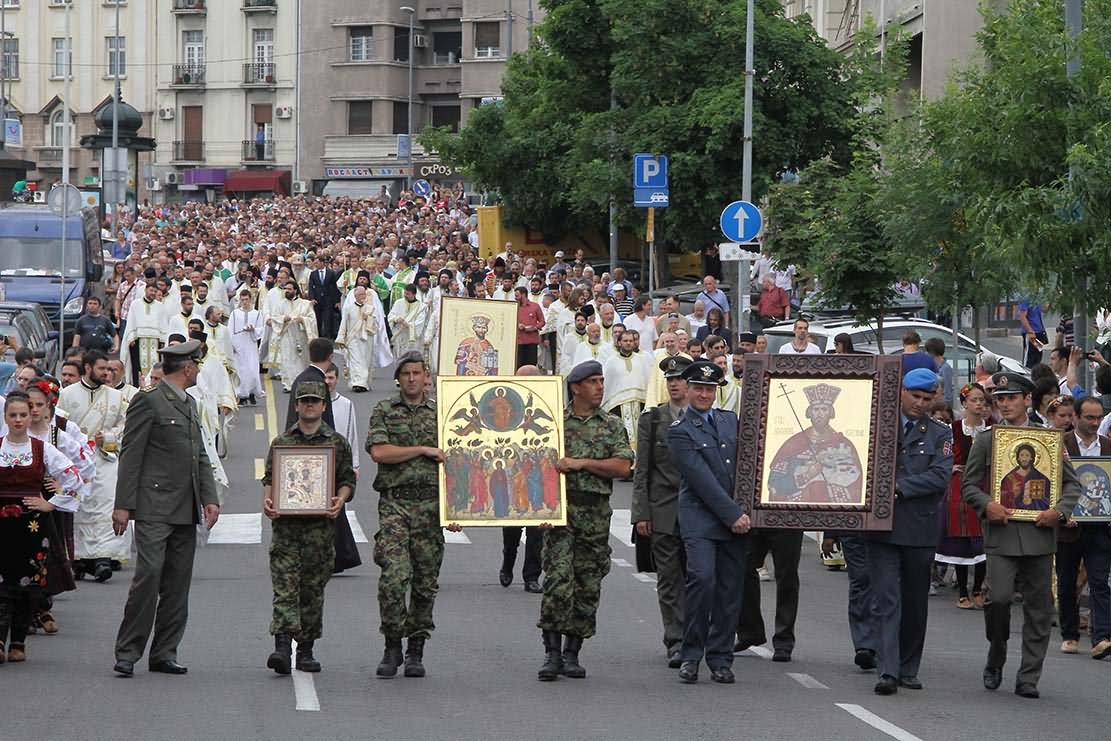 Ascension Day Celebrated In Belgrade