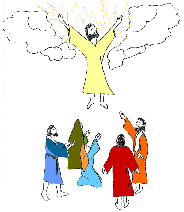 Ascension Day Of Jesus Christ Drawing