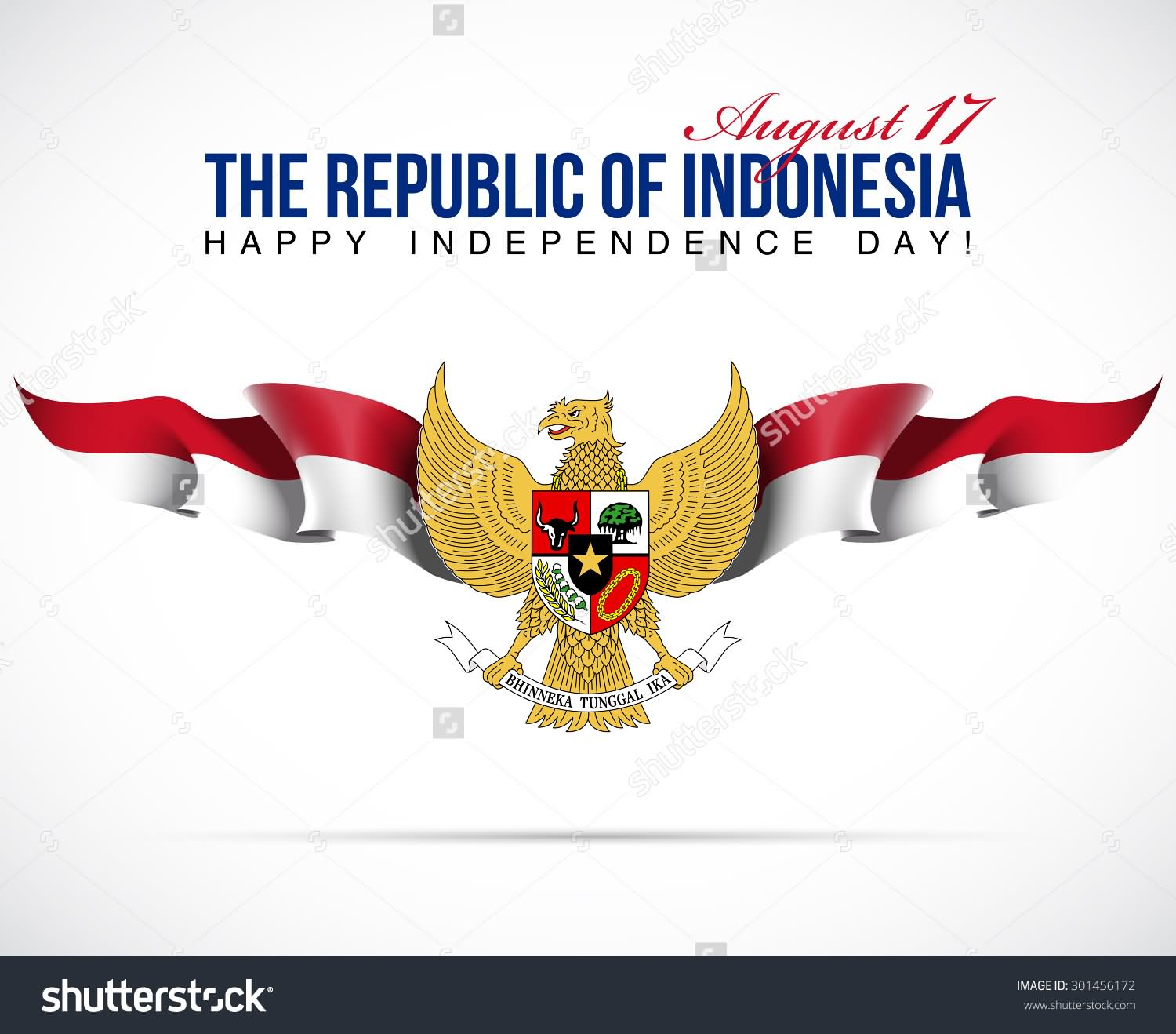 August 17 The Republic Of Indonesia Happy Independence Day