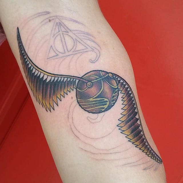 Awesome Snitch Tattoo Design For Sleeve By Diana DeAugustine
