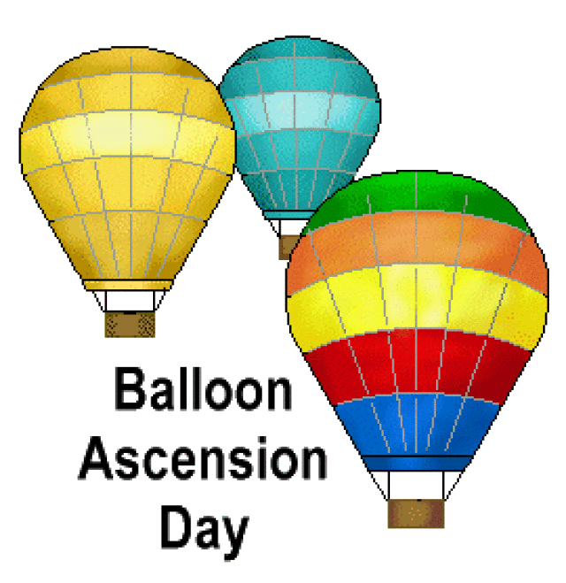 Balloon Ascension Day Clipart Picture