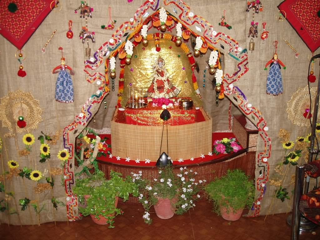 Beautiful Decoration During Krishna Janmashtami Celebrations