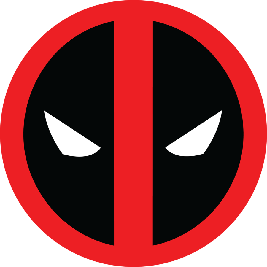 Black And Red Deadpool Symbol Tattoo Design By Mr Droy