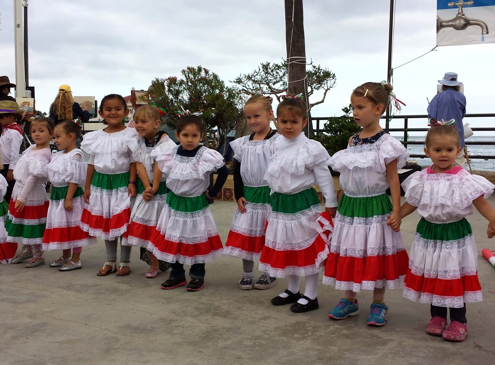 Cute Little School Children Celebrating Cinco de Mayo