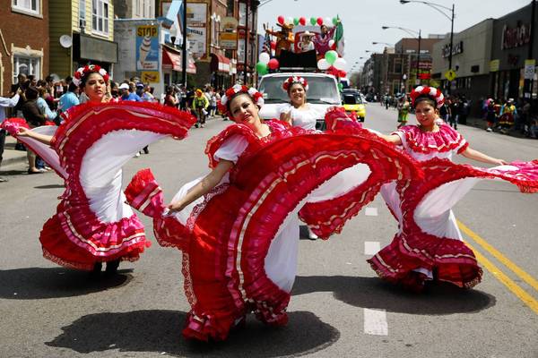 Dancers At A Cinco de Mayo Parade