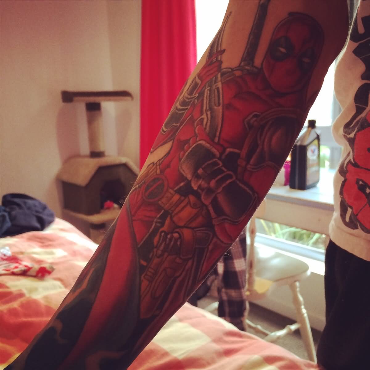 24+ Deadpool Tattoos On Sleeve