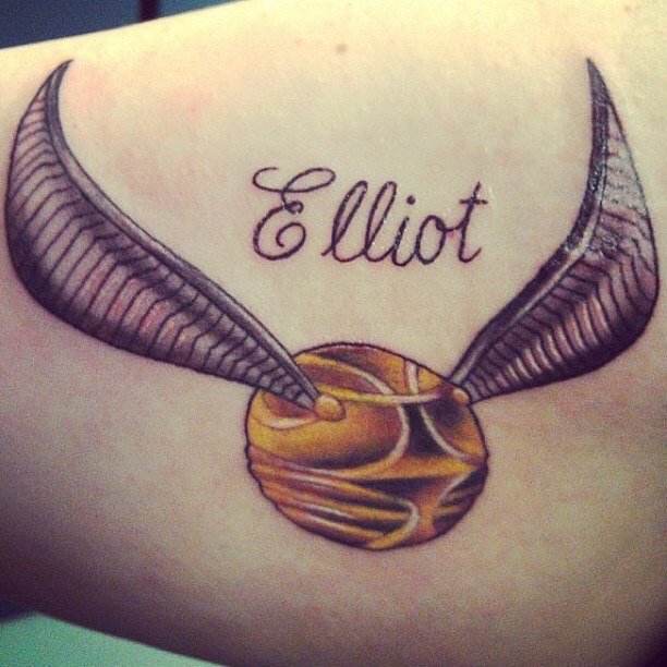 Elliot - Snitch Tattoo Design