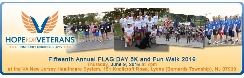 Fifteenth Annual Flag Day 5k And Fun Walk 2016