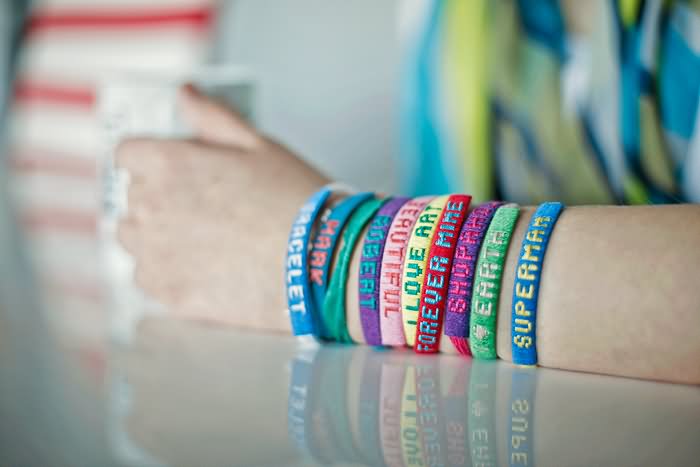 Hand Full Of Friendship Day Bands Picture