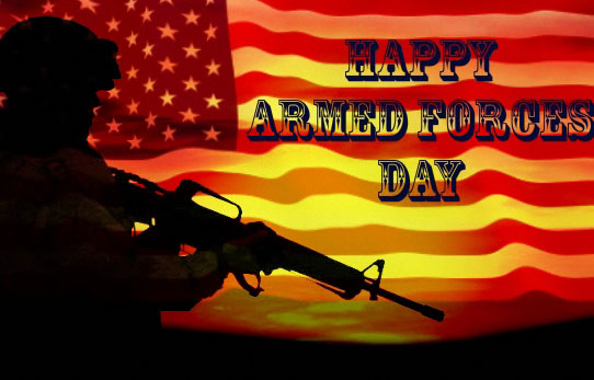 Happy Armed Forces Day Card