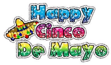 Happy Cinco De Mayo Glitter