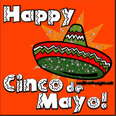 Happy Cinco de Mayo Glitter Sombrero Picture