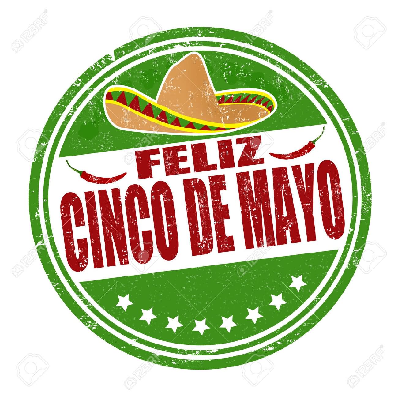 Happy Cinco de Mayo Stamp Picture