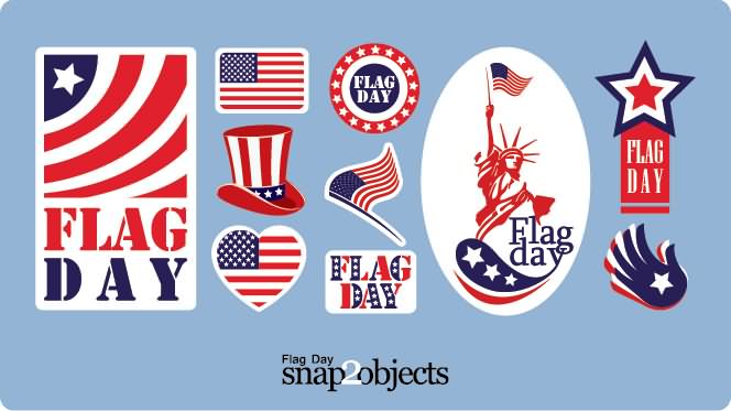 Happy Flag Day 2016 Stickers Picture