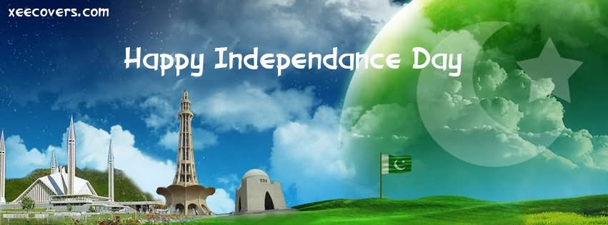 Happy Happy Independence Day Pakistan Facebook Cover Picture