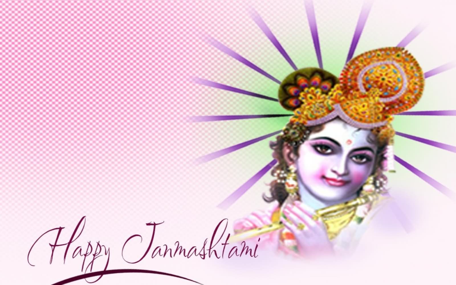 Happy Janmashtami Greeting Card