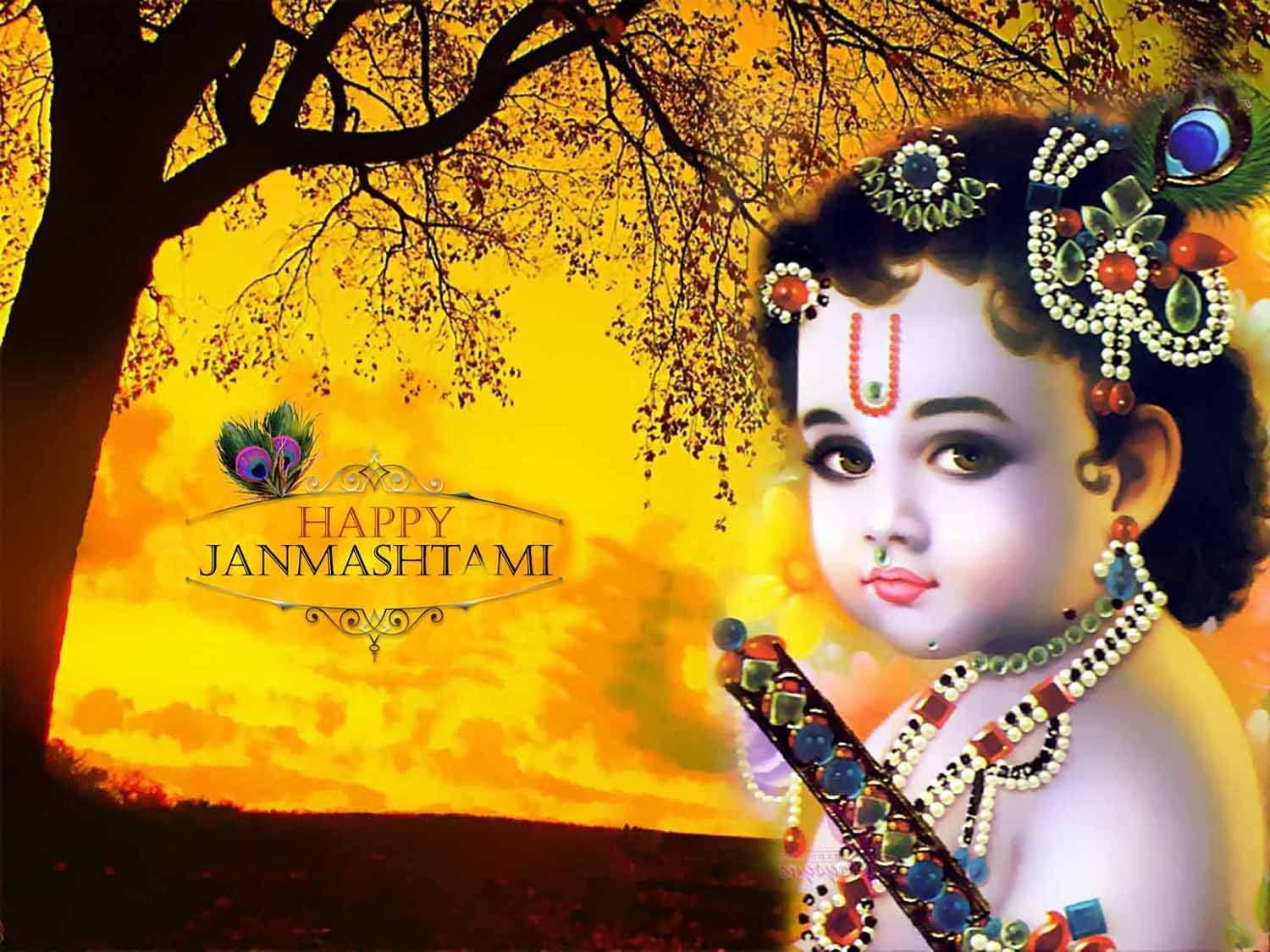 Happy Janmashtami To All Greeting Card
