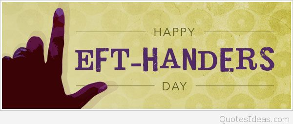Happy Left Handers Day Facebook Cover Picture