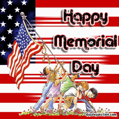 Happy Memorial Day 2016 Glitter Wishes