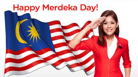 Happy Merdeka Day Malaysian Girl Wishes Picture