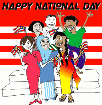 Happy National Day Malaysia Animated Ecard