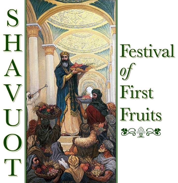 Happy Shavuot Festival Of First Fruits