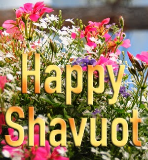 Happy Shavuot Wishes With Flowers Picture