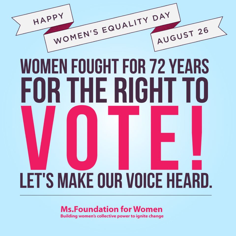 Happy Women's Equality Day August 26