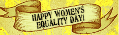 Happy Women's Equality Day Header Image