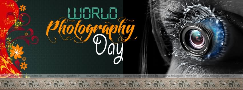 Happy World Photography Day Facebook Cover Image